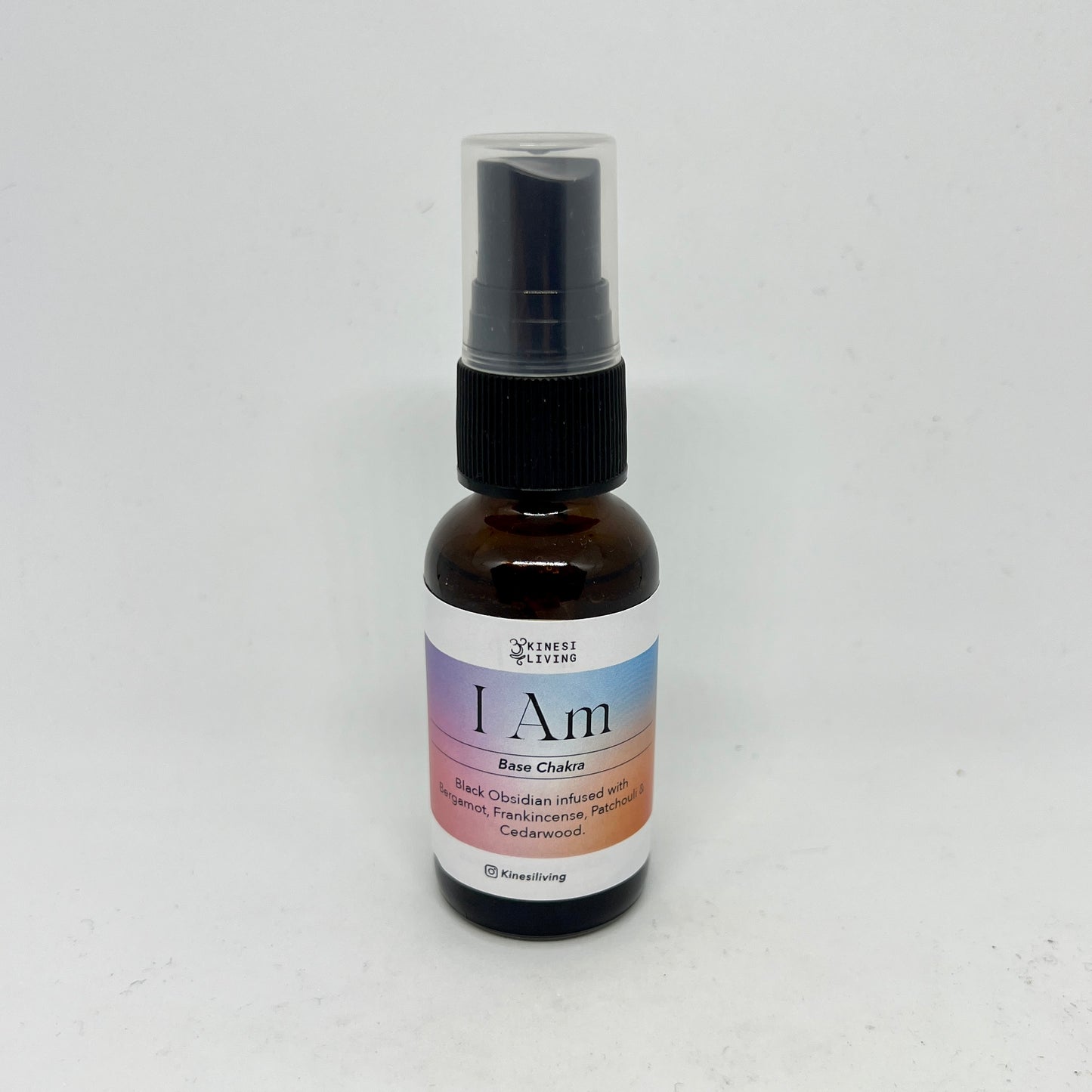 Root Chakra essential oil spray 50ml crystal infused - grounding stability environmental aromatherapy first chakra Australia