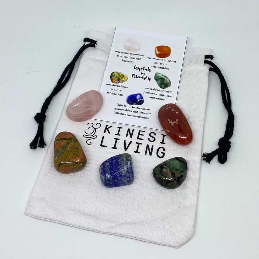 Friendship Crystal Kit - Best friend gift Rose Quartz Carnelian Australia