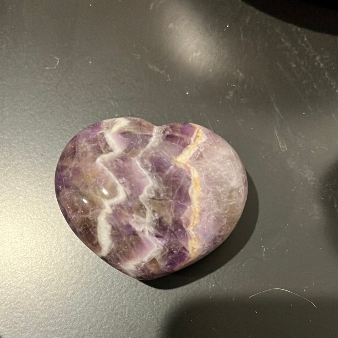Amethyst Crystal Heart