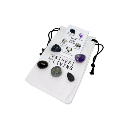 Personal Protection Crystal Kit - Energy shield Black Tourmaline Amethyst Australia