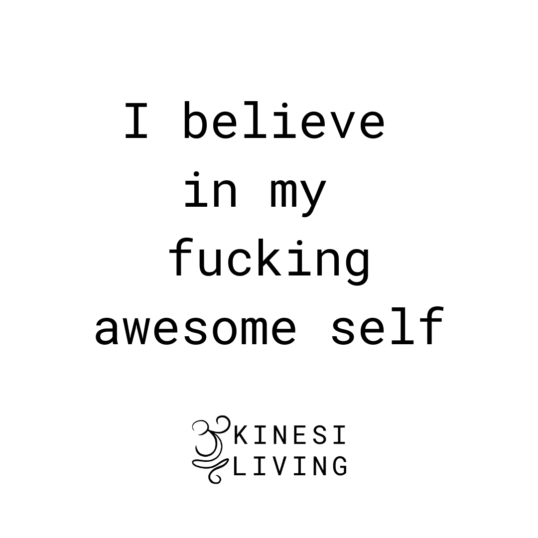 Sweary affirmations deck cards examples nature-based activities straightforward wellness Adelaide