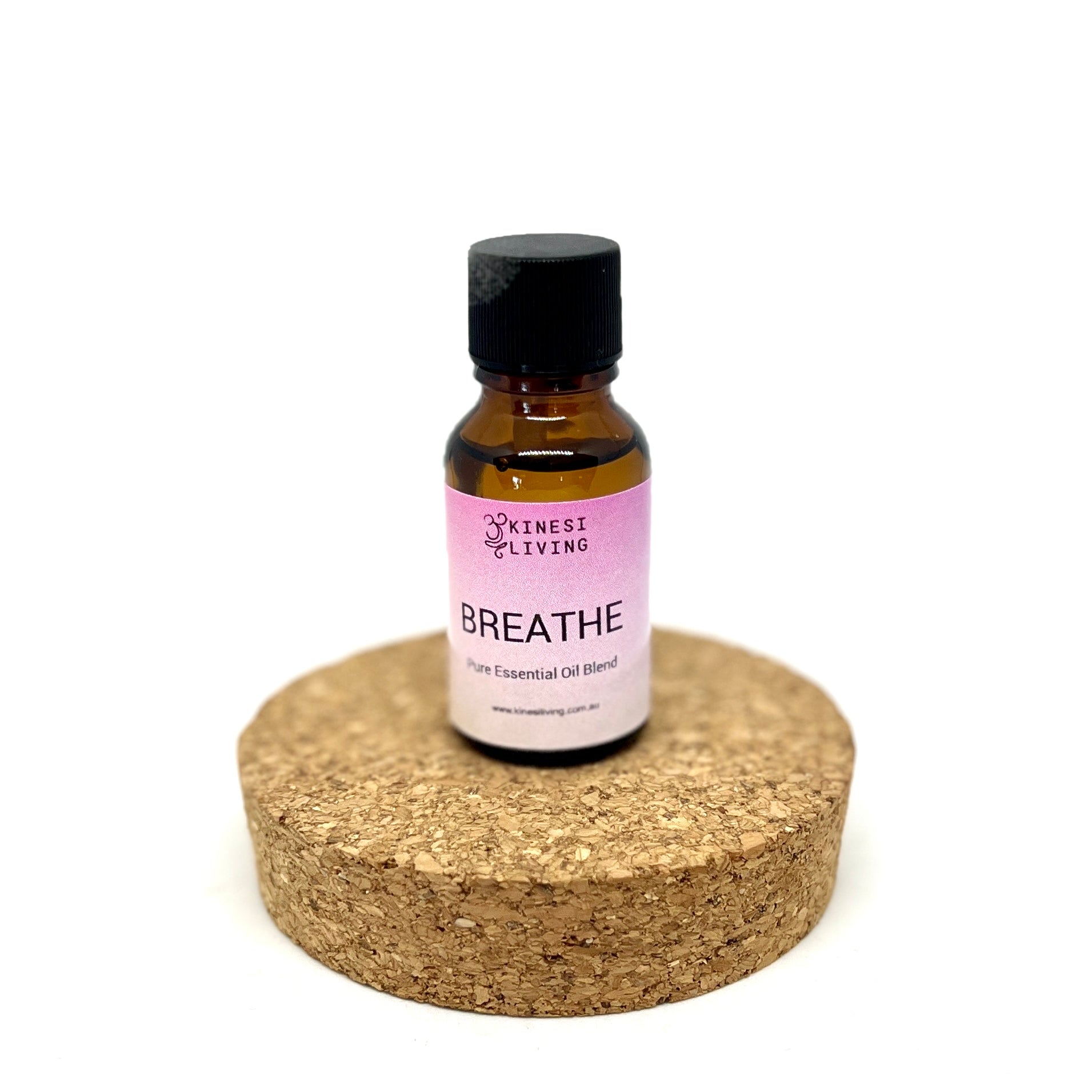 Breathe essential oil blend 15ml bottle - natural respiratory support congestion comfort aromatherapy Australia EMK Practitioner eucalyptus peppermint
