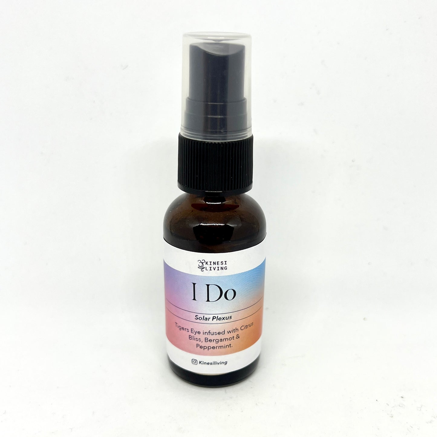 Solar Plexus Chakra essential oil spray 50ml Tiger's Eye infused - personal power environmental aromatherapy third chakra Australia