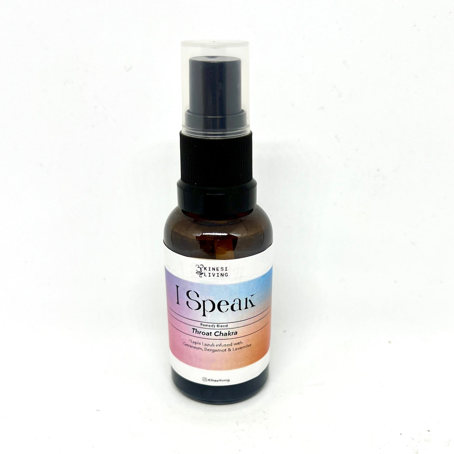 I Speak Throat Chakra essential oil spray 50ml Lapis Lazuli infused - communication environmental aromatherapy fifth chakra Australia