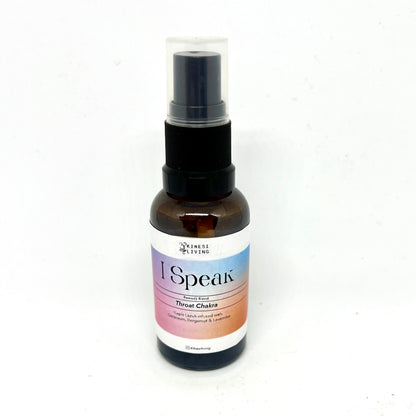 I Speak Throat Chakra essential oil spray 50ml Lapis Lazuli infused - communication environmental aromatherapy fifth chakra Australia