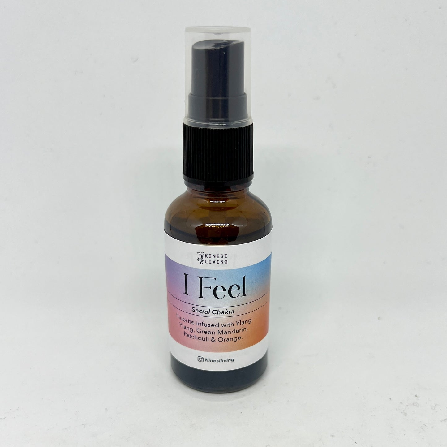 I Feel Sacral Chakra essential oil spray 50ml Fluorite infused - creativity emotional environmental aromatherapy second chakra Australia