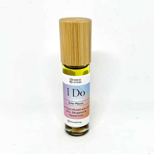 Solar Plexus Chakra essential oil roller 10ml Tiger's Eye infused - personal power confidence support third chakra aromatherapy Australia EMK Practitioner
