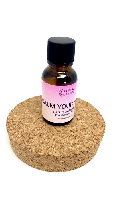 Calm Your Farm essential oil diffuser blend 15ml amethyst infused - natural family aromatherapy calming support Australia