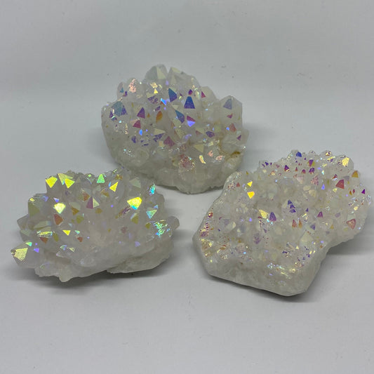Medium Angel Aura Quartz Cluster Collections