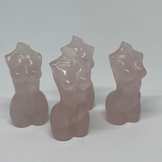 Rose Quartz - Female Body Shape Healing Crystal