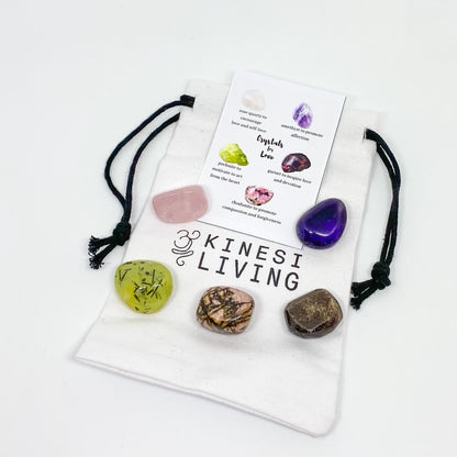 Treat Yo’ Damn Self Deluxe AF self-love crystal gift box with Sweary as Fuck deck, chakra journal, crystal pen and glow-up crystal kit Australia