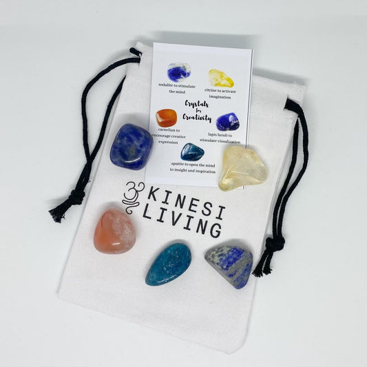 Creativity Crystal Kit - Artist inspiration Sodalite Citrine Lapis Lazuli Australia