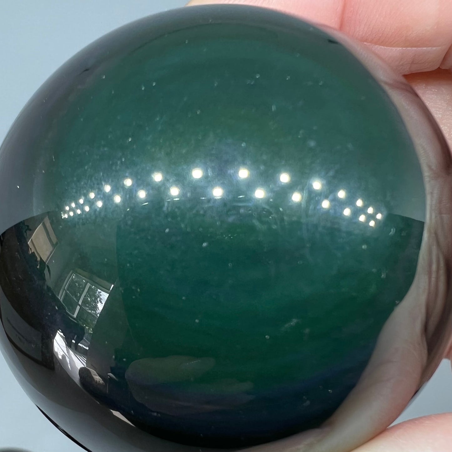 Rainbow Obsidian Sphere