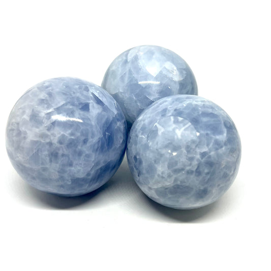 Celestite Crystal Sphere - Large