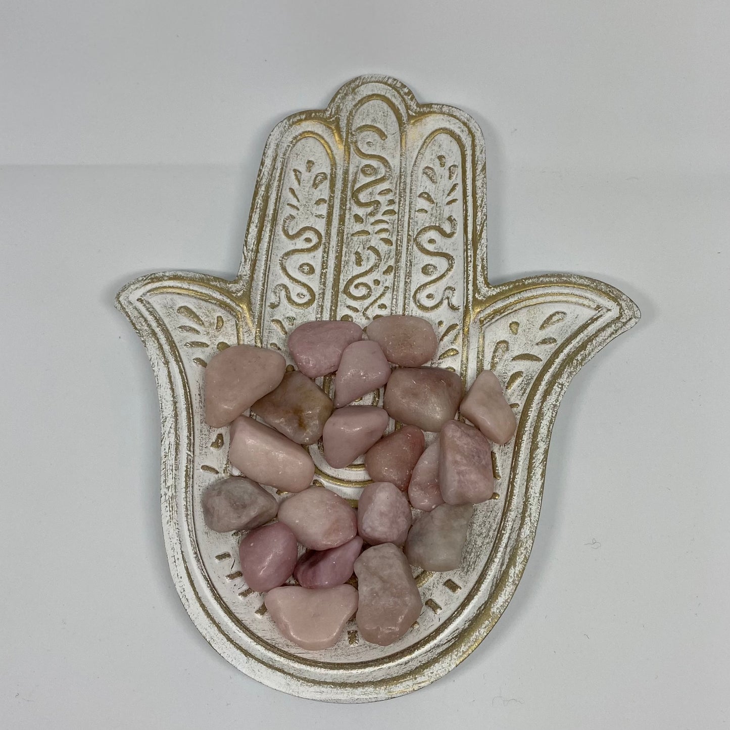 Pink opal glassy 1-2cm - size healing crystal and tumble gemstone