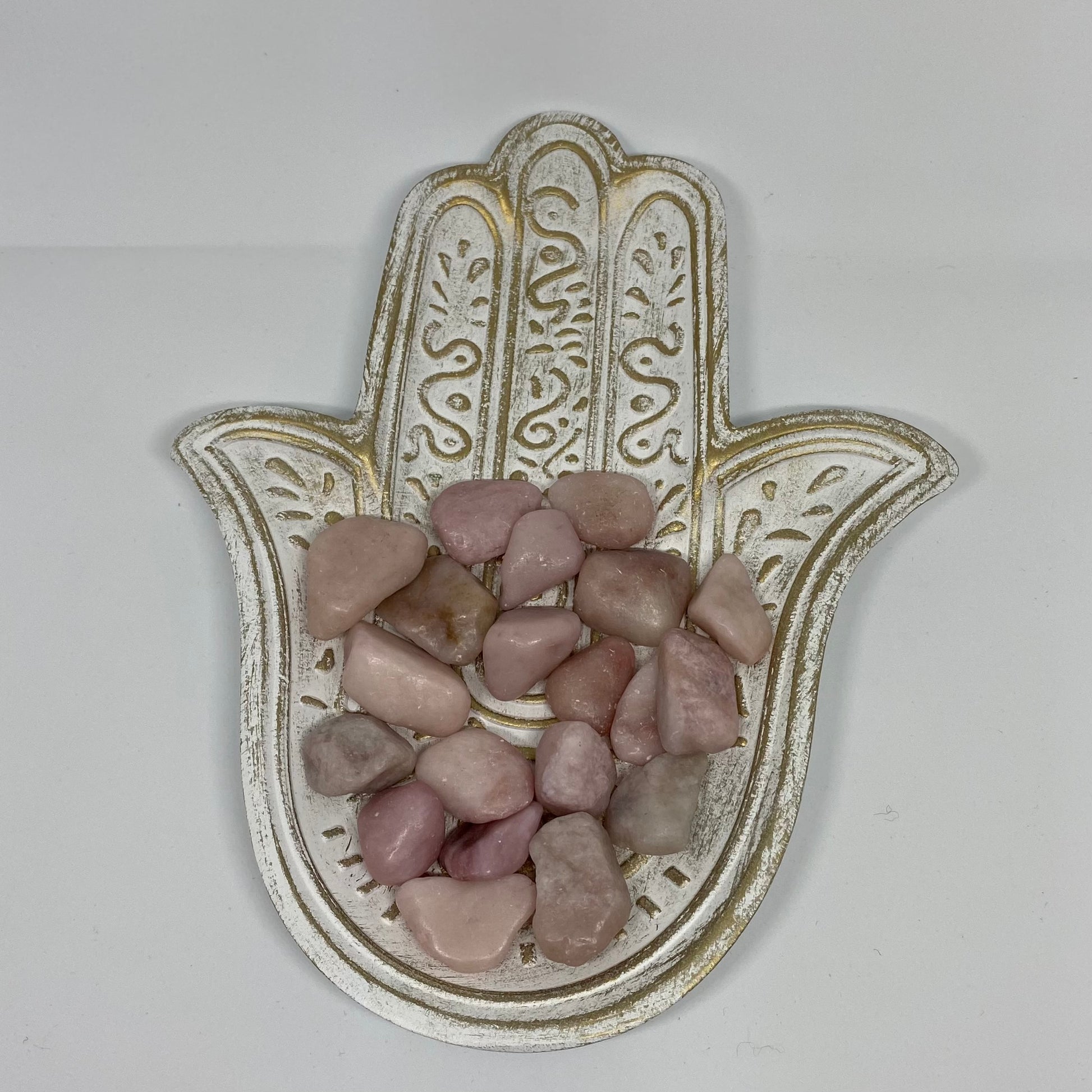 Pink opal glassy 1-2cm - size healing crystal and tumble gemstone