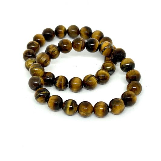 Tiger's Eye 8mm bracelet - confidence courage Australia