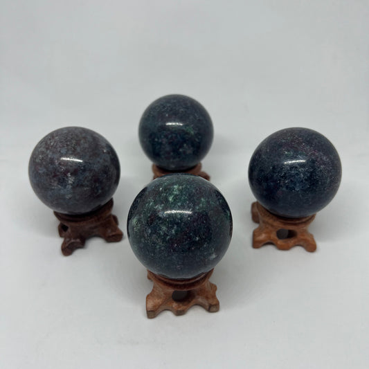 Ruby Kyanite Sphere