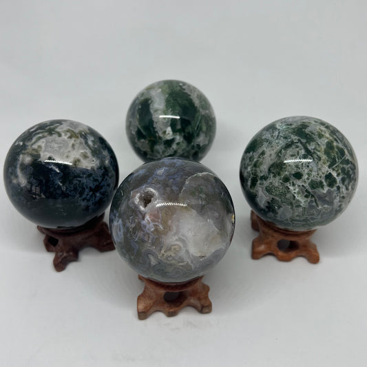 Moss Agate Sphere