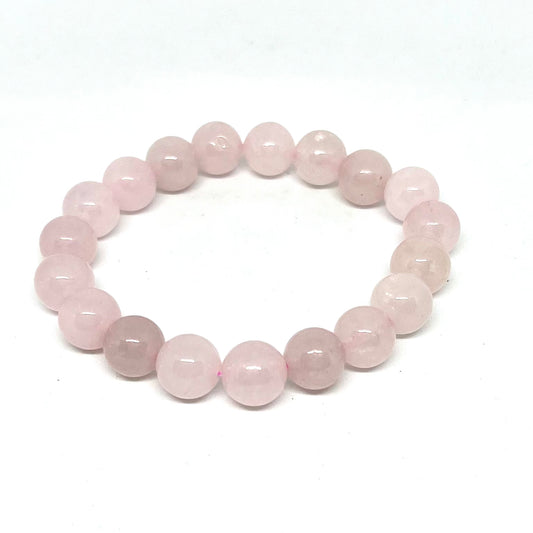 Rose Quartz 8mm bracelet - self love healing Australia