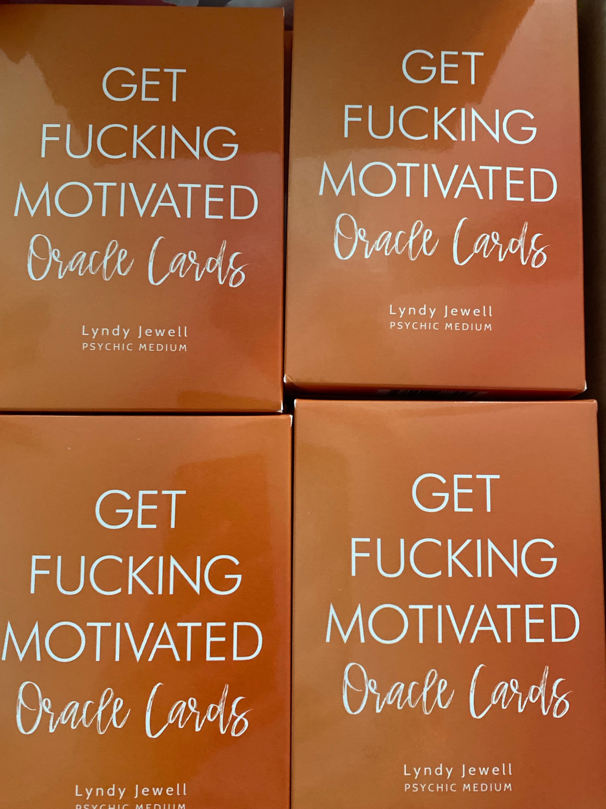 Get Fucking Motivated Oracle Cards - Motivation guidance deck Australia