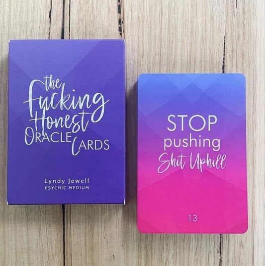 Fucking Honest Oracle Cards - Brutally direct guidance deck Australia